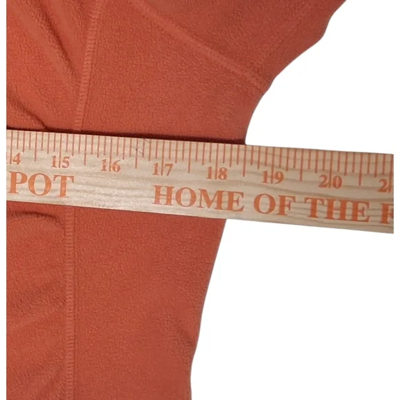 EUC NORTH FACE POLARTEC CLASSIC Sz. S/P Orange Zippered Hoodie - Picture 6 of 14